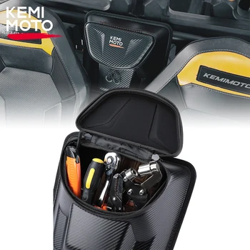 KEMIMOTO Greu EVA Instrument de Sac PVC Centrul Sac de Depozitare Compatibil cu Polaris RZR XP 1000/4 XP Turbo / 4 UTV Taxi Pachet Reglabile Sac