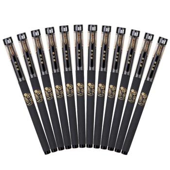 Deli Negru Cerneala 0.5 mm, uscare Rapidă Examen Pen Pix cu Gel de Înaltă calitate Pen Papetărie Stiloul Birou Pen Student Rechizite Școlare