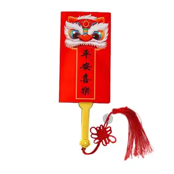 Anul Nou Chinezesc Plicuri Roșii Cu Bani De Buzunar Creative Dragon An Ventilator În Formă De Festival Norocos Saci De Bani Binecuvântare Fericire Cadou