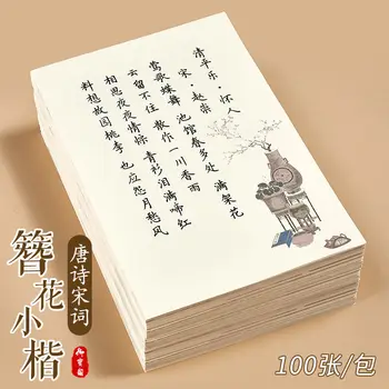 100 de Coli/set Zanhua Mici Kakai Greu Pen Caractere Adult Incepator Subțire de Aur Stil Tang Poezie Cântec Ci Personaje Linie Kakai