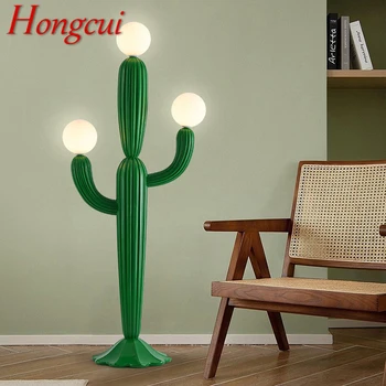 Hongcui Nordic Cactus Lampa de Podea Crema Stil Camera de zi Dormitor CONDUS Creativitatea Decorative Atmosfera