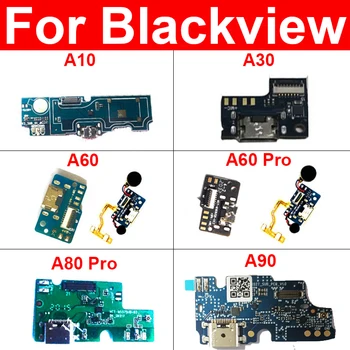 USB de Încărcare de Andocare Bord cu Microfon pentru Blackview A10 A30 A60 A80 Pro A90 Conector pentru Încărcător Port Bord Cu Vibrator Piese de schimb