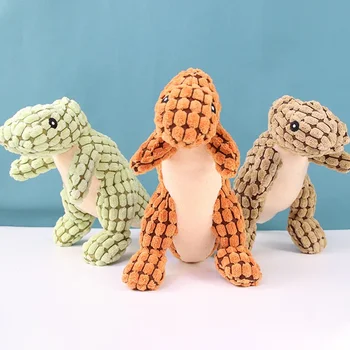 Animale de companie Câini Jucărie de Pluș rezistent la Uzura Sunet Dinozaur Drăguț Jucării Pentru Curățarea Dinților niste Caini mai Mari Mesteca Interactive Rechizite