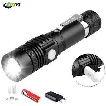 USB Reîncărcabilă 4000LM Ultra Bright LED Lanterna lanterna led T6 lanterna Bicicleta Lumina Use18650 Baterie.Pentru ciclism în aer liber
