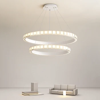 Runda Luminile LED Pentru Insula de Bucatarie Sala de Mese Modern decor acasă Candelabru din Aur Alb de Interior, corpuri de Iluminat Corpuri de iluminat