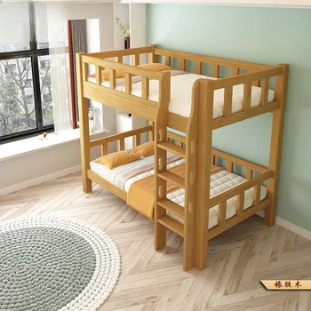 Lemn masiv, pat supraetajat superioare și lowerbed dormitor superioare și inferioare supraetajate copii mamei și copilului supraetajate