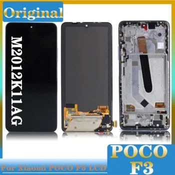 Original Pentru Xiaomi POCO F3 Display LCD Touch Screen Digitizer Înlocuirea Ansamblului Pentru POCOF3 M2012K11AG Ecran de Reparare 6.67