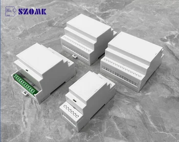 SZOMK 1buc Șină DIN PLC Cutie de Joncțiune din material Plastic Cutie Electronică Proiectul Caz 150x90x58mm/70x80x58mm de Înaltă Calitate