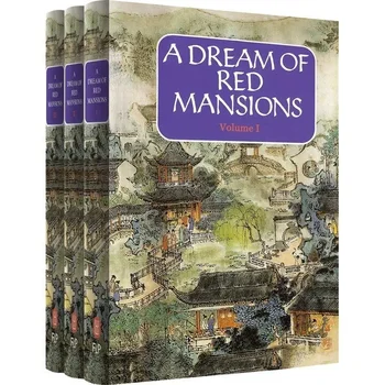 Cao Xueqin 3 Volume-Un Vis de Red Mansions Literatura Clasică Chineză Carti in limba engleza