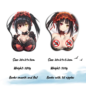 NSFW 3d Sfarcurile Hentai Data Un Live Tokisaki Kurumi Nud Anime Sexy Mouse Pad cu Încheietura mâinii Mare Oppai Silicon Gel Mousepad