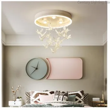 Colibri cu LED-uri Moderne Lustra Pentru Sufragerie, Dormitor, Camera Copii, Camera Roz/alb/maro Candelabru de Iluminat Lustru
