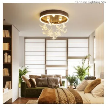 Colibri cu LED-uri Moderne Lustra Pentru Sufragerie, Dormitor, Camera Copii, Camera Roz/alb/maro Candelabru de Iluminat Lustru