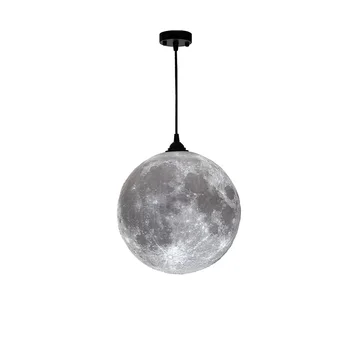 Luna plina Candelabru Lumina Pandantiv Lampă cu LED pentru Living Dining Dormitor Bara de Masa becuri corp de Iluminat