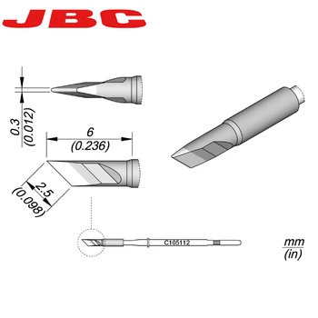 Original JBC C105-101 C105-105 C105-103 Fier de Lipit Sfaturi Pentru Precizie JBC NP105 NT105 Sudare se Ocupe de Rework Instrumente