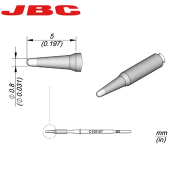 Original JBC C105-101 C105-105 C105-103 Fier de Lipit Sfaturi Pentru Precizie JBC NP105 NT105 Sudare se Ocupe de Rework Instrumente