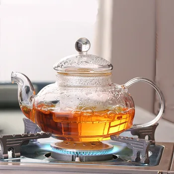 Sticlă Rezistentă la căldură Ceainic Clar Japaness Stil de Ceai cu Infuzor pentru Flori Chineză Ceai Puer Portabil Ceainic de 400-1000ml
