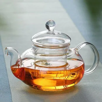 Sticlă Rezistentă la căldură Ceainic Clar Japaness Stil de Ceai cu Infuzor pentru Flori Chineză Ceai Puer Portabil Ceainic de 400-1000ml