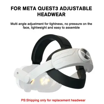 Cap Curea Pentru Meta Quest 3 Comfort Reglabile Înlocui articole pentru acoperirea capului Built-In 8000mAh Baterie Pentru Meta Quest3 VR Accesorii Noi H9N0