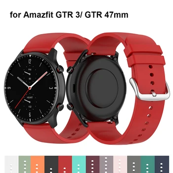 Oficial Watchband pentru Amazfit GTR 3 Pro Banda de Silicon 22mm Înlocuire Curea Bratara pentru Amazfit GTR 2 3/ GTR 47mm Smartwatch