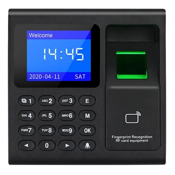 Amprenta Prezență Masina 1000 Capacitate de Control Acces Electric, Ceas de Timp Recorder RFID Tastatura USB de Date a Gestiona