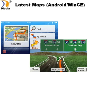 Harti GPS Carduri Micro SD de 32 gb Pentru Windows/Android Sistem mai Recentă Versiune Update Gratuit Pentru Navigare Auto Europa/Rusia/America