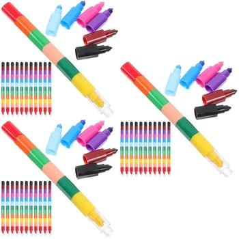 72 buc 12 Culori Diferite Creative Bloc de Colorat Creioane Pastel Pastel Student Papetărie pentru Pictura Utilizare