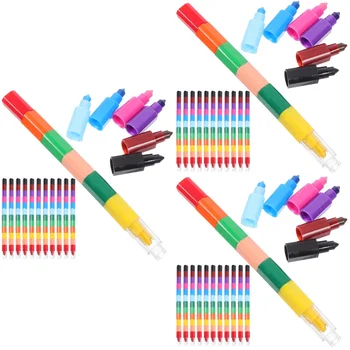 72 buc 12 Culori Diferite Creative Bloc de Colorat Creioane Pastel Pastel Student Papetărie pentru Pictura Utilizare