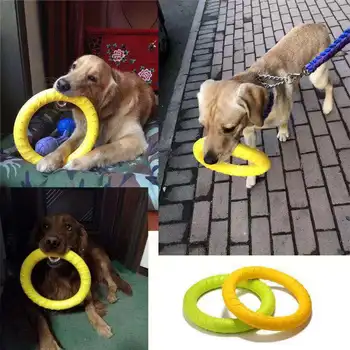 28CM Jucărie de Câine de Discuri care Zboară Material EVA Spumare Rezistenta la Muscatura de Rezistență Trageți Câine de Companie în aer liber, de Formare Interactive Aruncat Jucărie